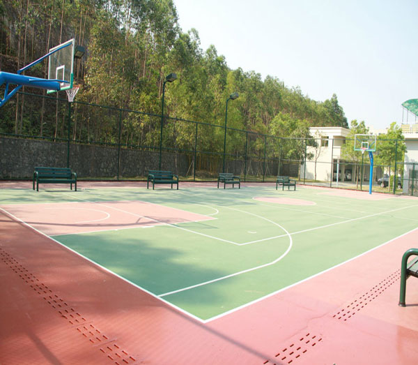 天津市滨海新区丙烯酸篮球场建设工程/4mm新国标
